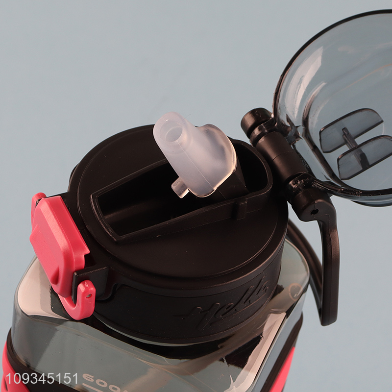 New arrival plastic water bottle sports bottle with handle