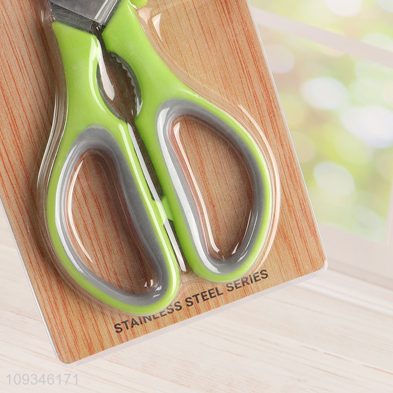 Yiwu market  stainless steel blade kitchen scissors
