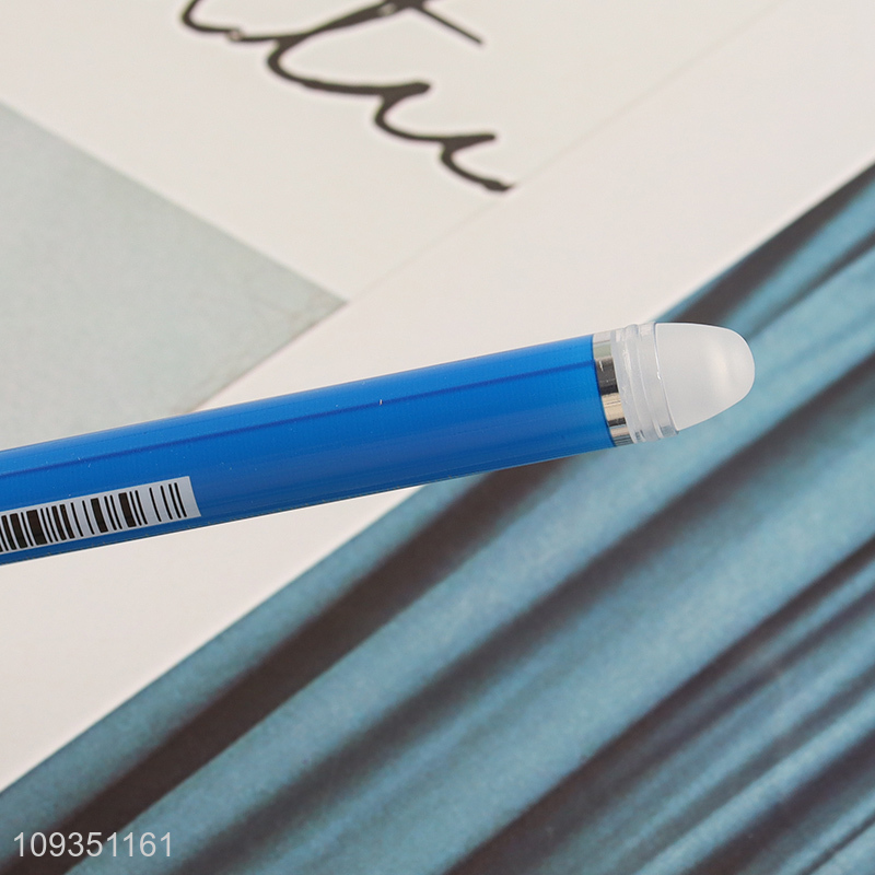 Hot selling stationery erasable gel ink pen
