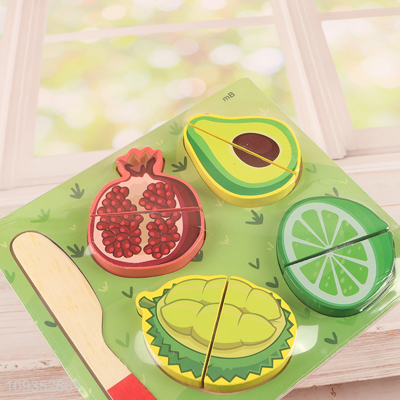 Low price fruits toys cutting toys for kids
