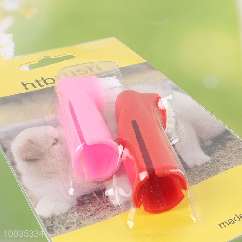 China supplier pet teeth cleaning pet toothbrush for oral care