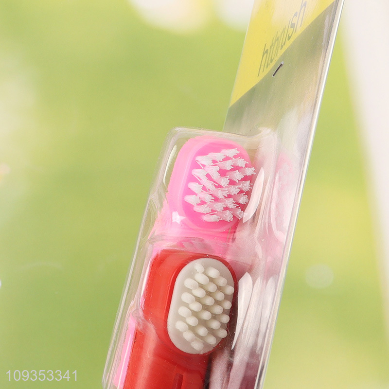 China supplier pet teeth cleaning pet toothbrush for oral care