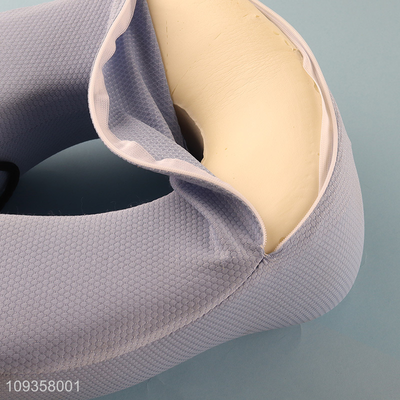 Low price soft u-shaped pillow neck pillow
