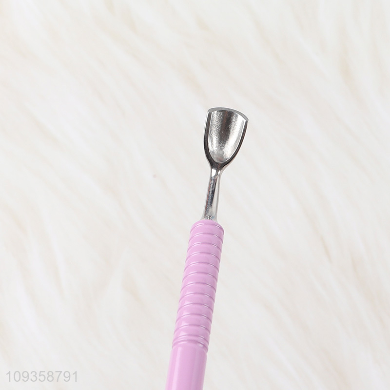 Hot selling double-ended nail cuticle fork cuticle pusher