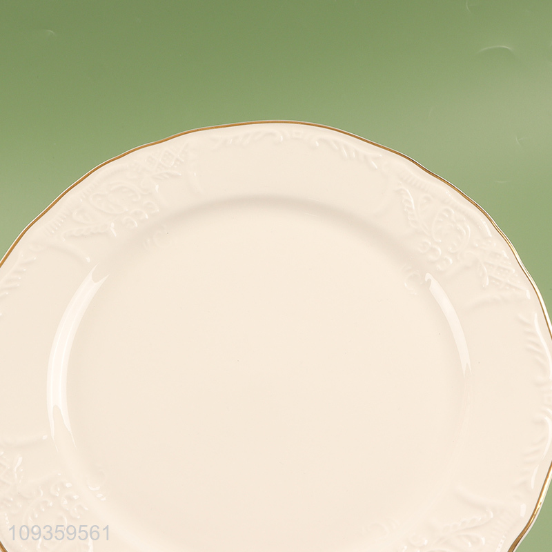 Good quality 9-inch flat plate for home restaurant