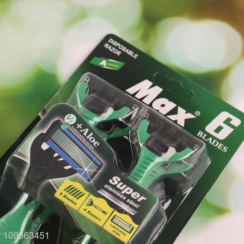 New style 6blades shaving razor for personal care