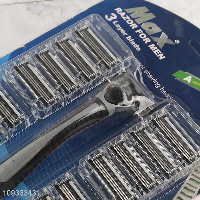 Best selling manual razor shaving razor with refills