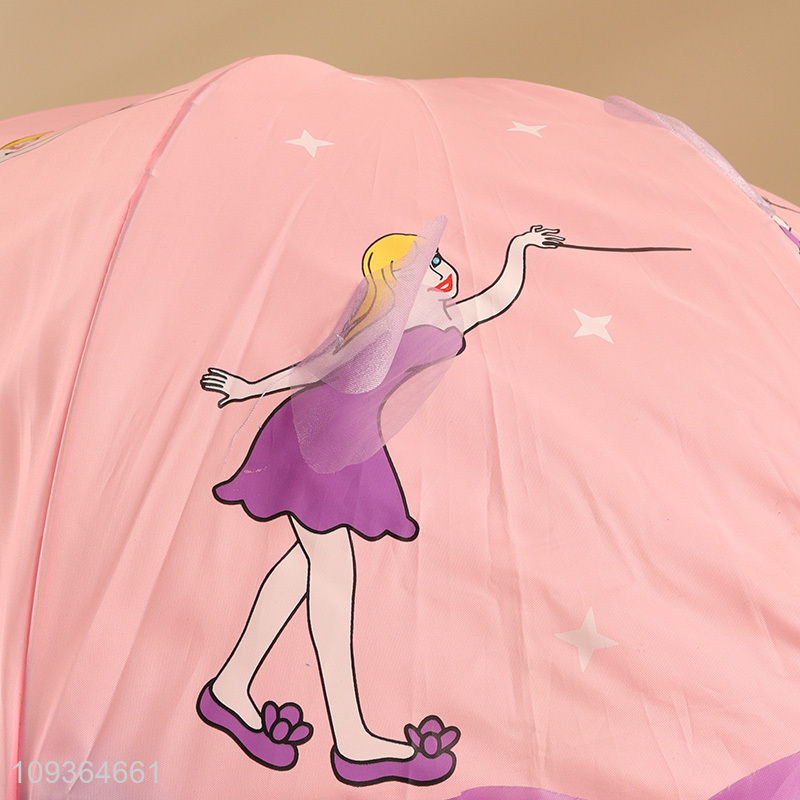 China supplier girls princess children umbrella for outdoor