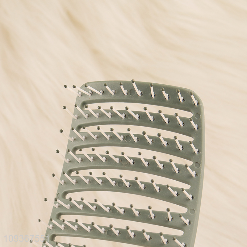 Factory supply hollow wide teeth hair comb hair brush