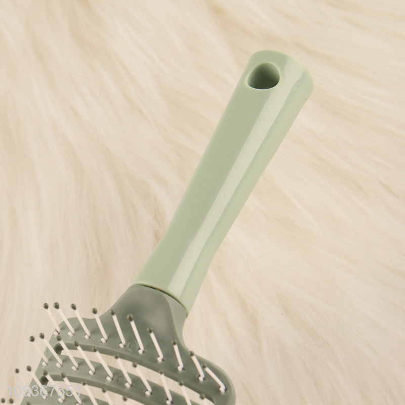 Factory supply hollow wide teeth hair comb hair brush