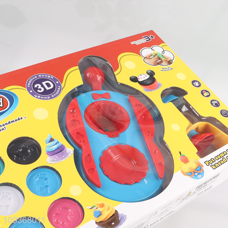Top sale plasticine toys diy play dough dessert toys