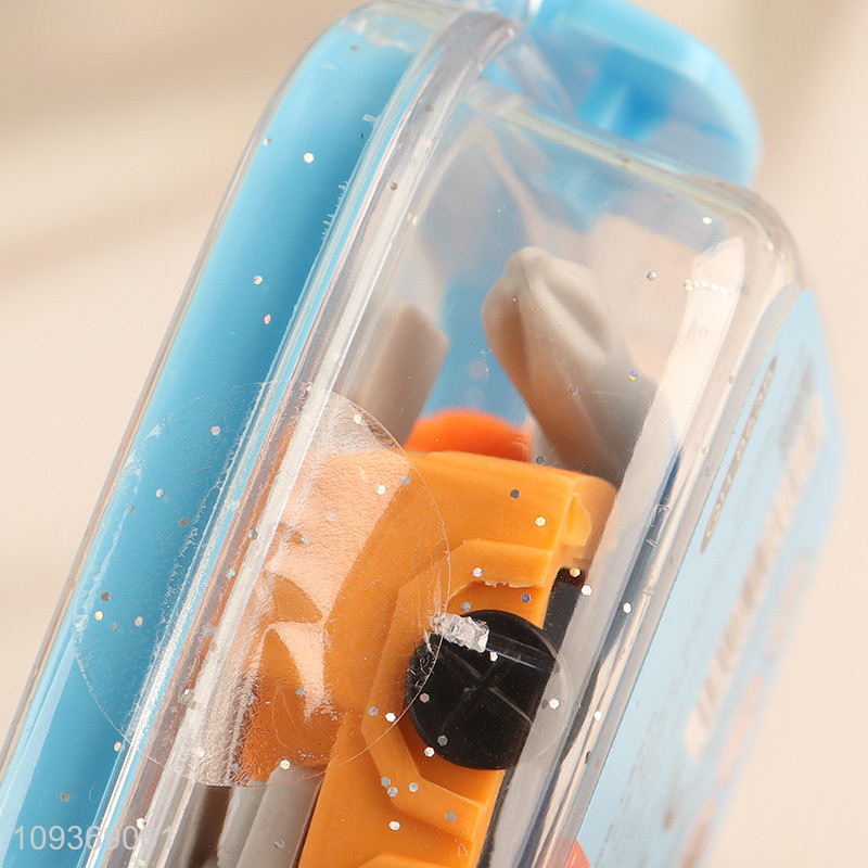 Low price robot series creative stationery eraser set