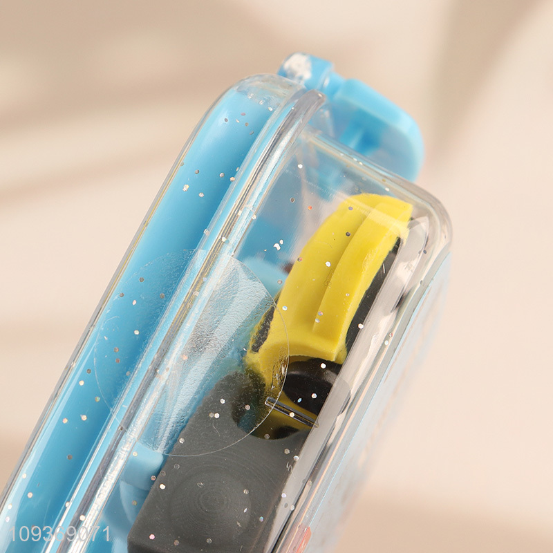 China supplier creative tpr stationery eraser set for sale
