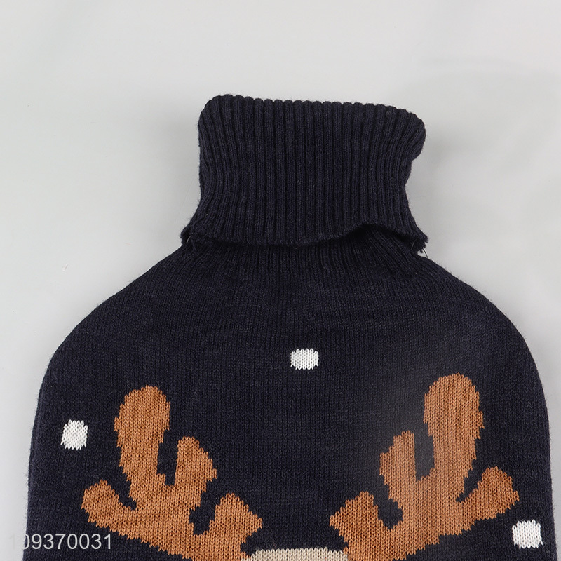 Low price Christmas elk hot water bag for winter