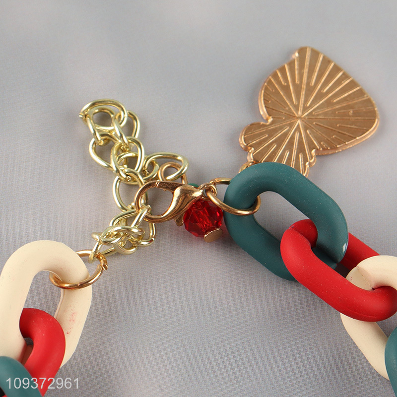 Top selling Christmas gifts fashion jewelry alloy bracelet