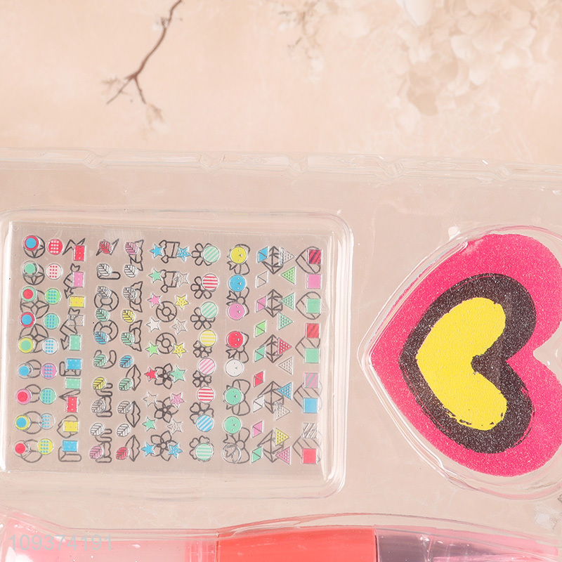 Popular products girls nail art set nail sticker