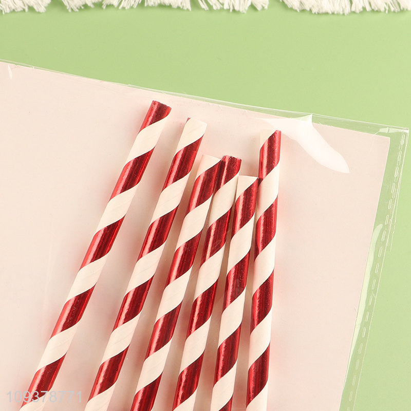 Top sale striped paper straw drinking straw