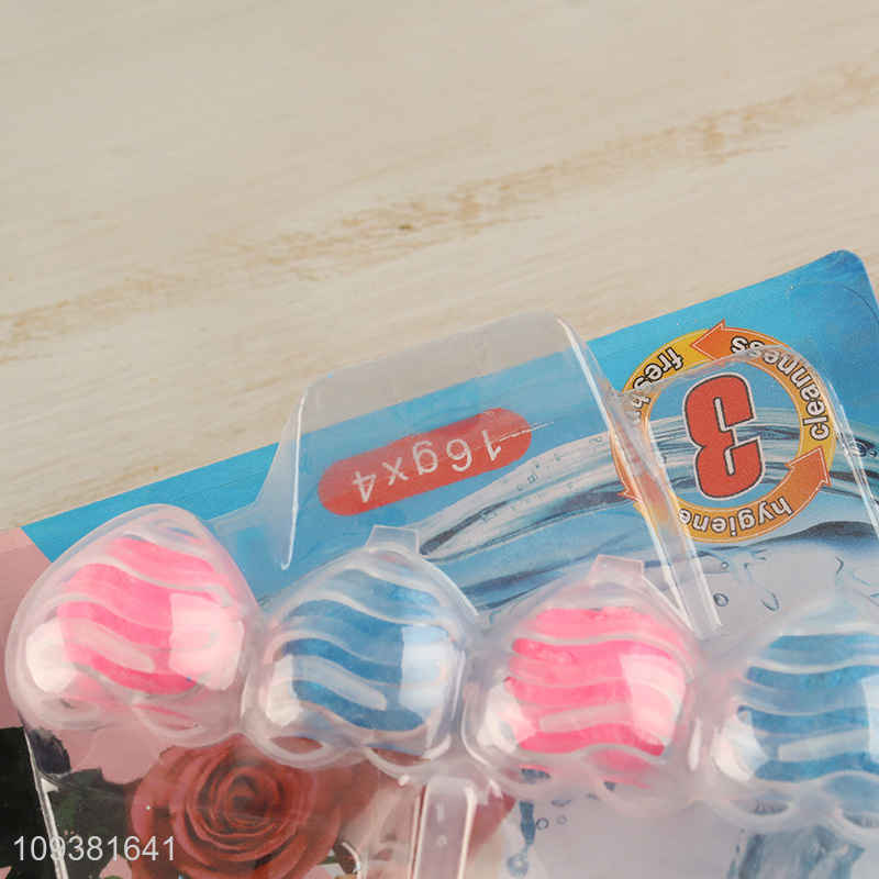 China factory rose ocean toilet ball cleaner bathroom cleaner