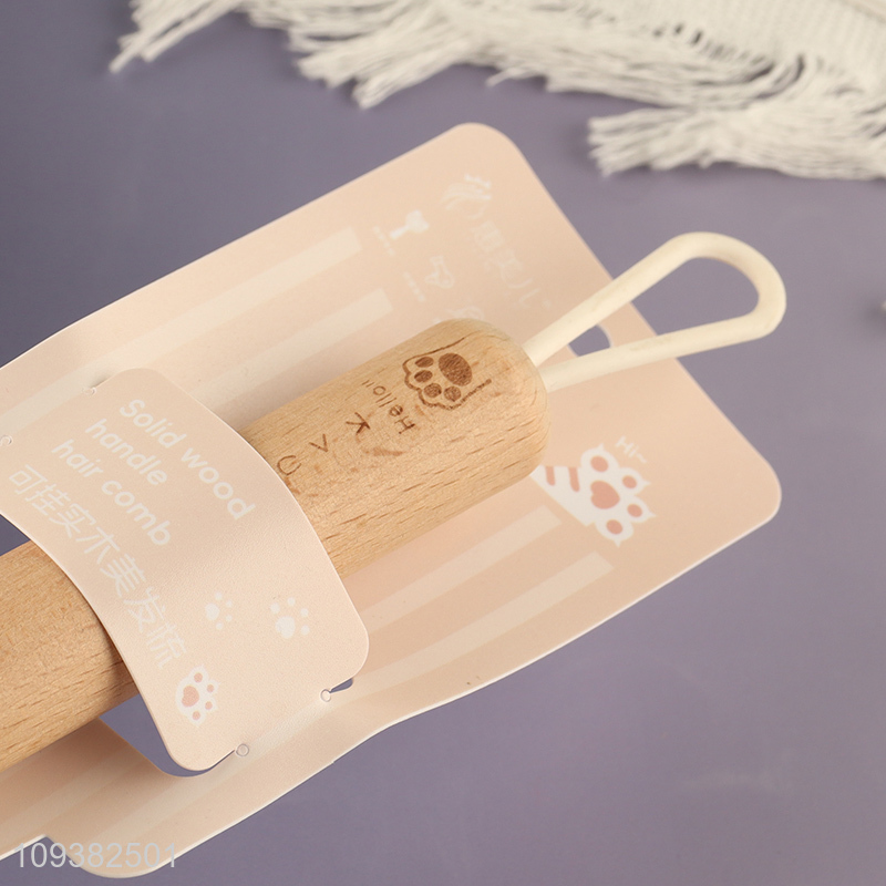 New product massage hair comb with wooden handle