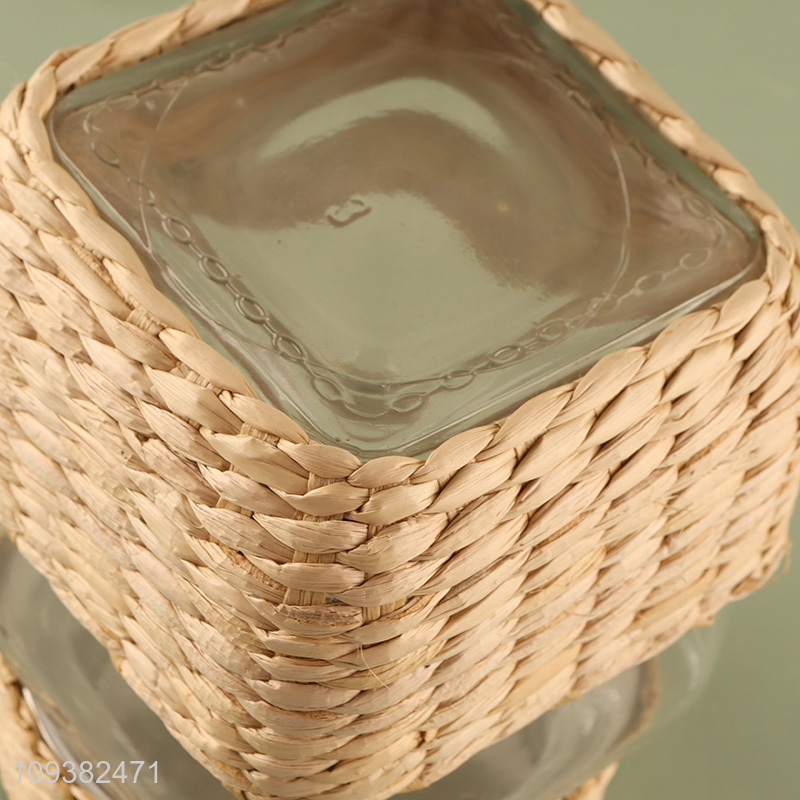Latest products food container sealed glass storage jar