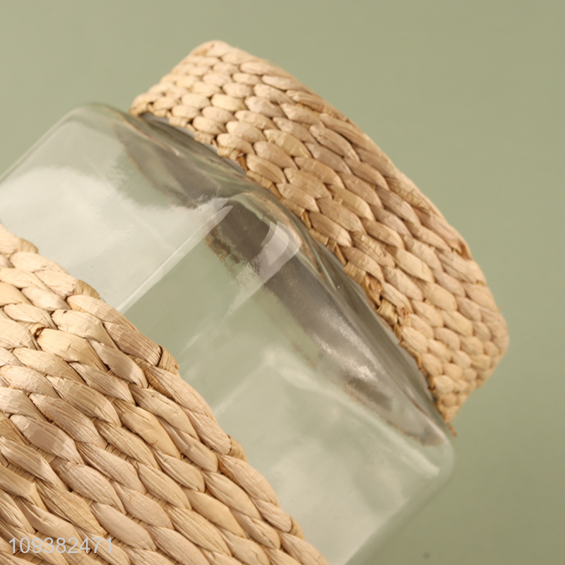 Latest products food container sealed glass storage jar