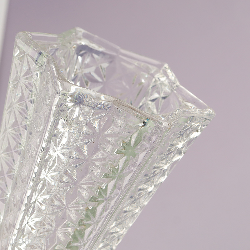 Top sale glass flower vase hydroponic vase for decoration