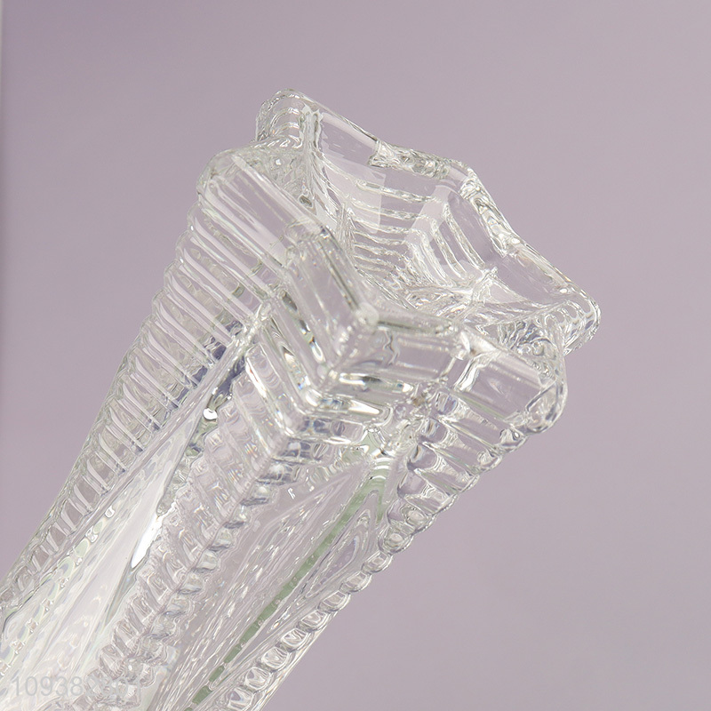 Wholesale glass flower vase hydroponic vase for decoration