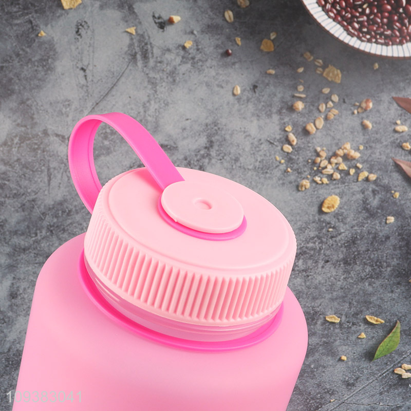 Top sale fashion Large Capacity pink water bottle