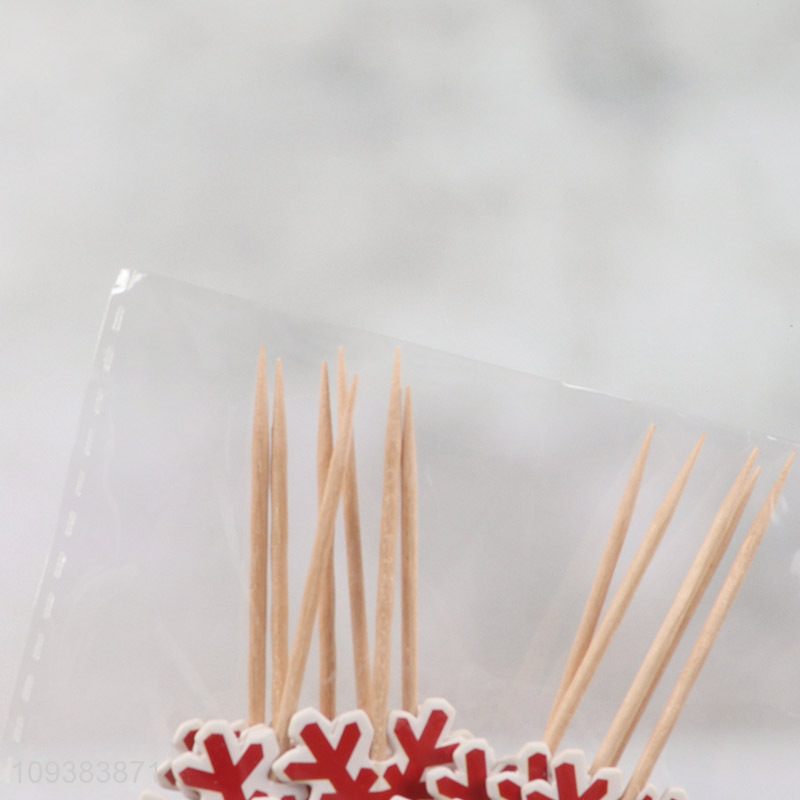 Hot items snowflakes shape cupcake topper cake topper