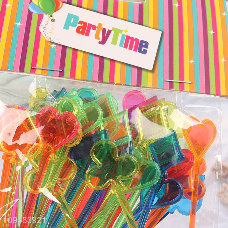 China supplier colorful fruits sticks fruits skewers