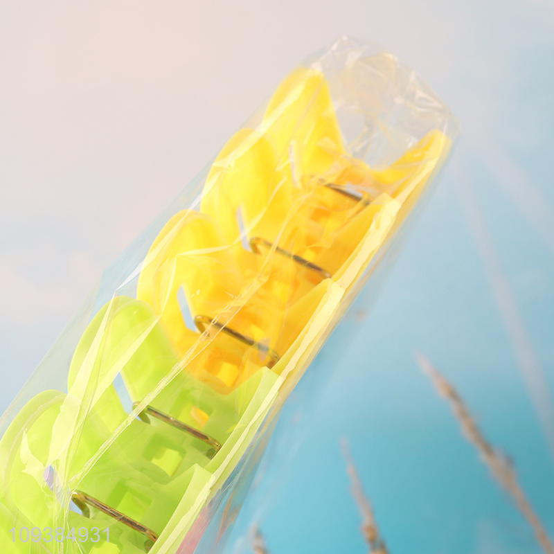 Low price 12pcs plastic clothes pegs clothes clips