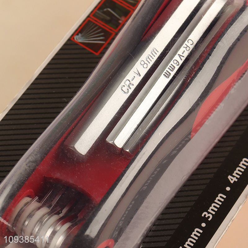 Good price 8pc flat head hex key wrenches set