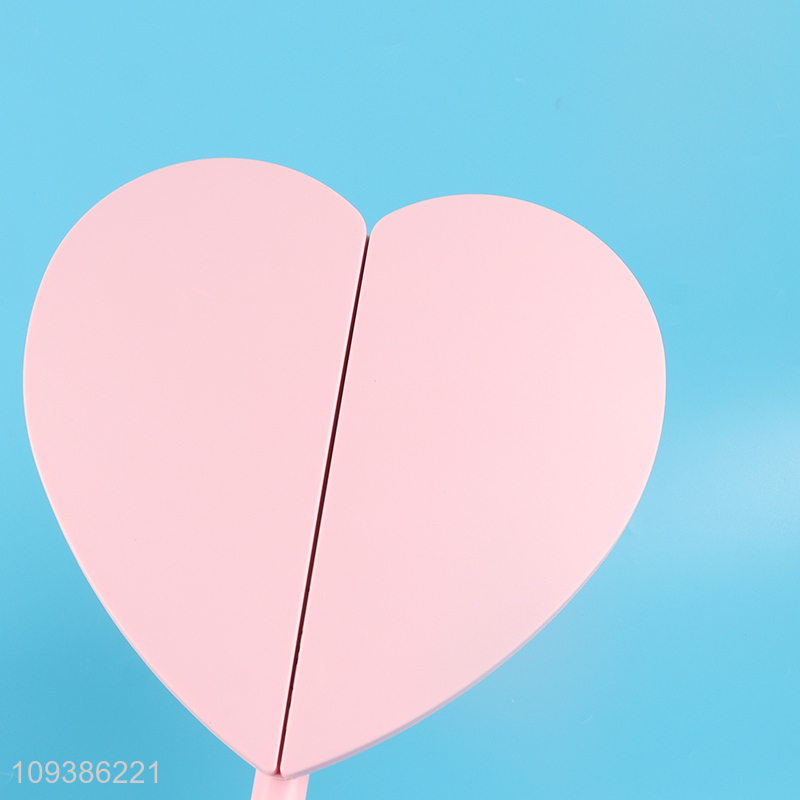 Good selling heart shape makeup mirror cosmetic mirror