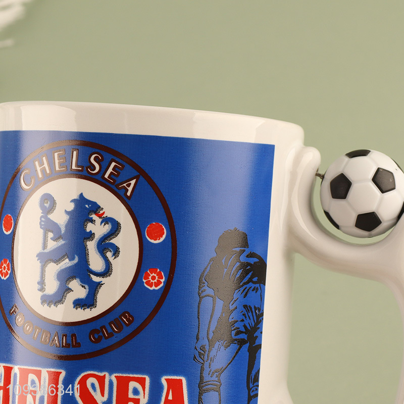 New product football series ceramic water cup drinking cup