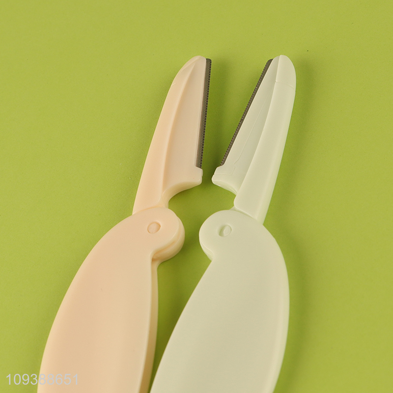 Good quality folding makeup tool eyebrow trimmer set