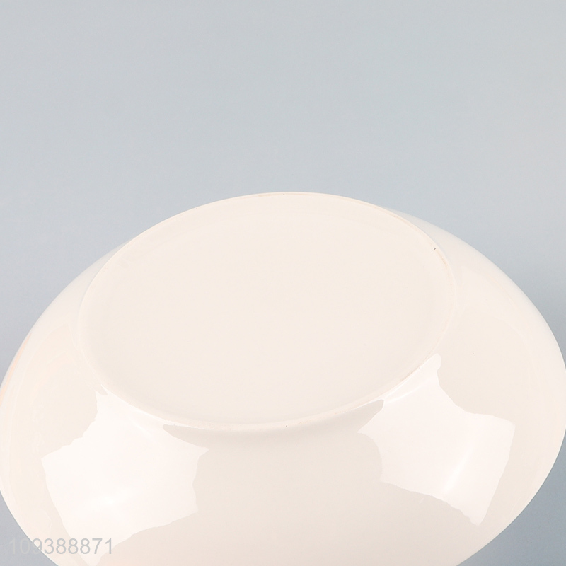New style 8 inch ceramic soup plate tableware plate