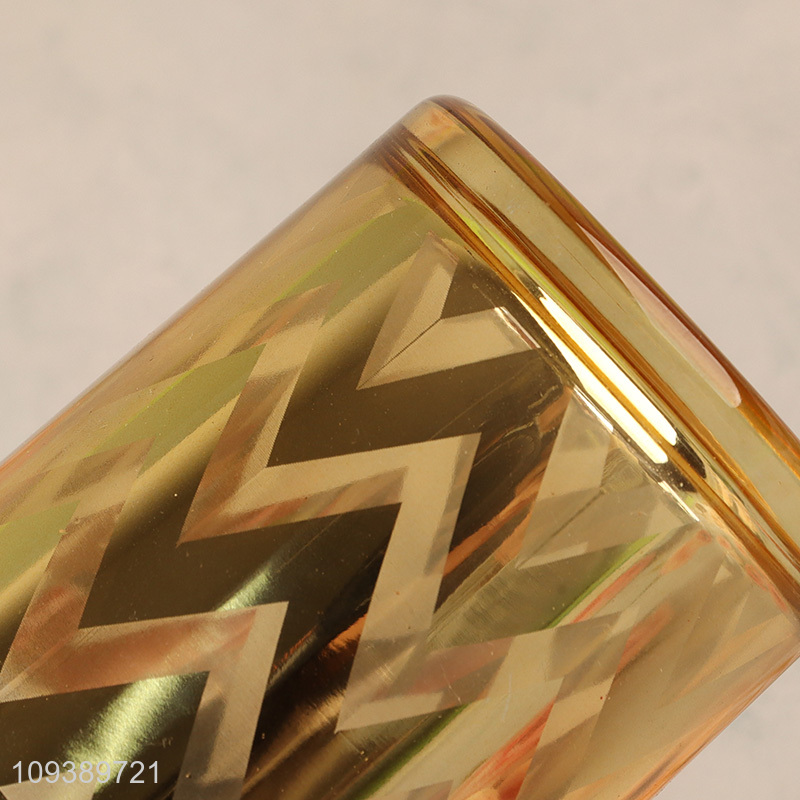 China factory glass candle jar holder for home decor