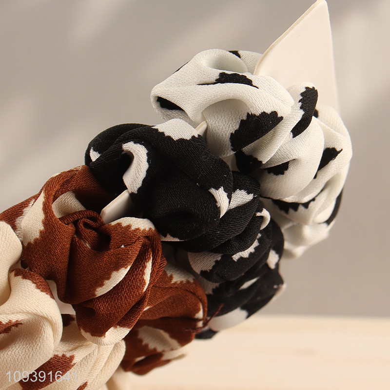 China factory fashion polyester hair bands hair rope