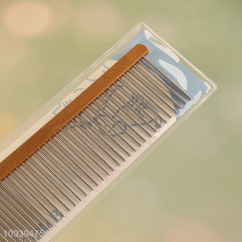 Good quality anti-static pet grooming tool pet comb