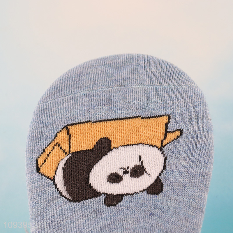 Yiwu market polyester fashion breathable anti-slip boat socks