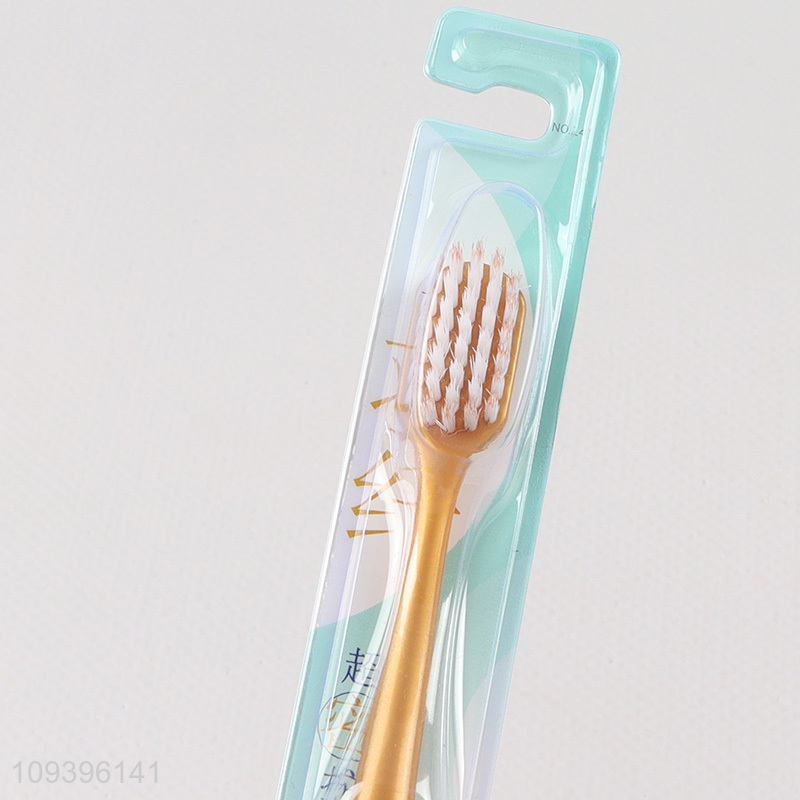 Hot sale soft bristle toothbrush for gentle cleaning