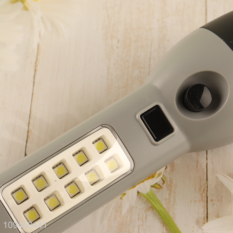 China wholesale plastic dual lights source flashlight