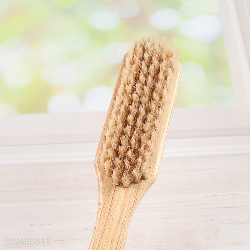 New product shoe cleaning brush with wooden handle