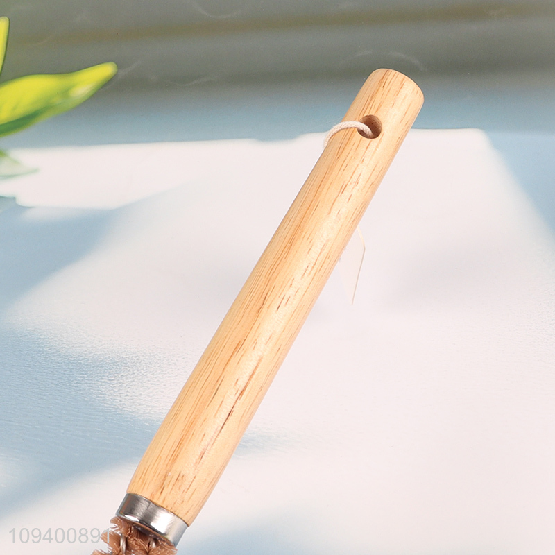 Good price wooden handle triangular pipe cleaning brush