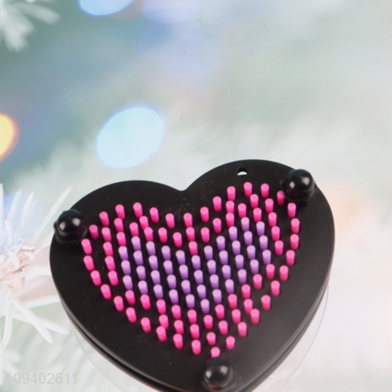 Hot sale heart-shaped 3d pin art toy