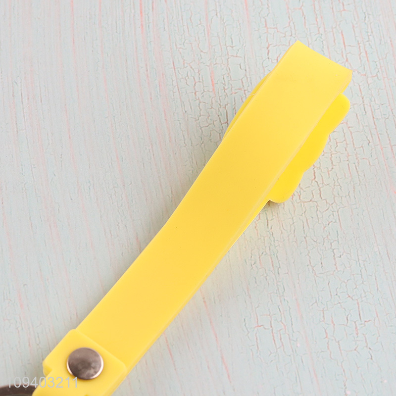 Factory supply silicone key chain key rings for sale