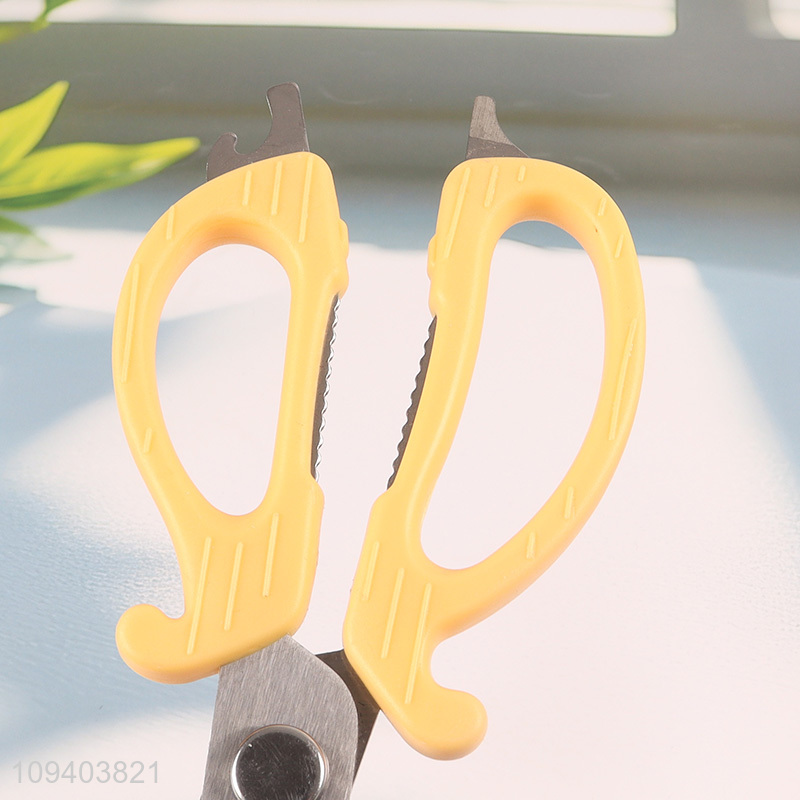 Top quality stainless steel multi-function kitchen scissors
