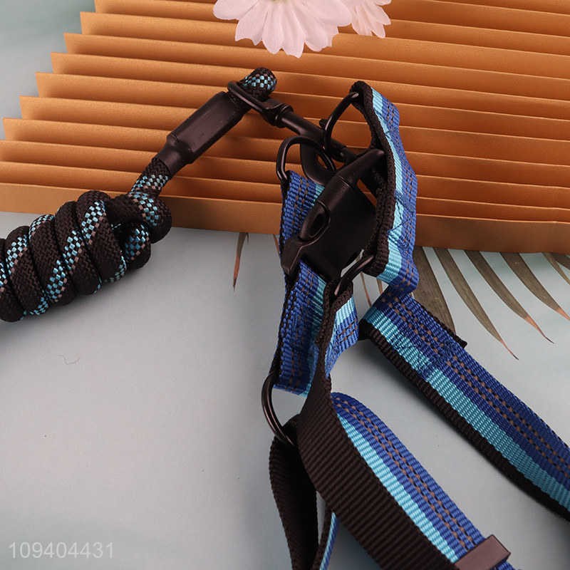 China wholesale pet supplies dog harness and leash set