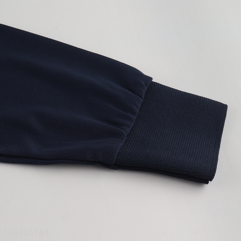 Factory price reflective long sleeve polo shirt