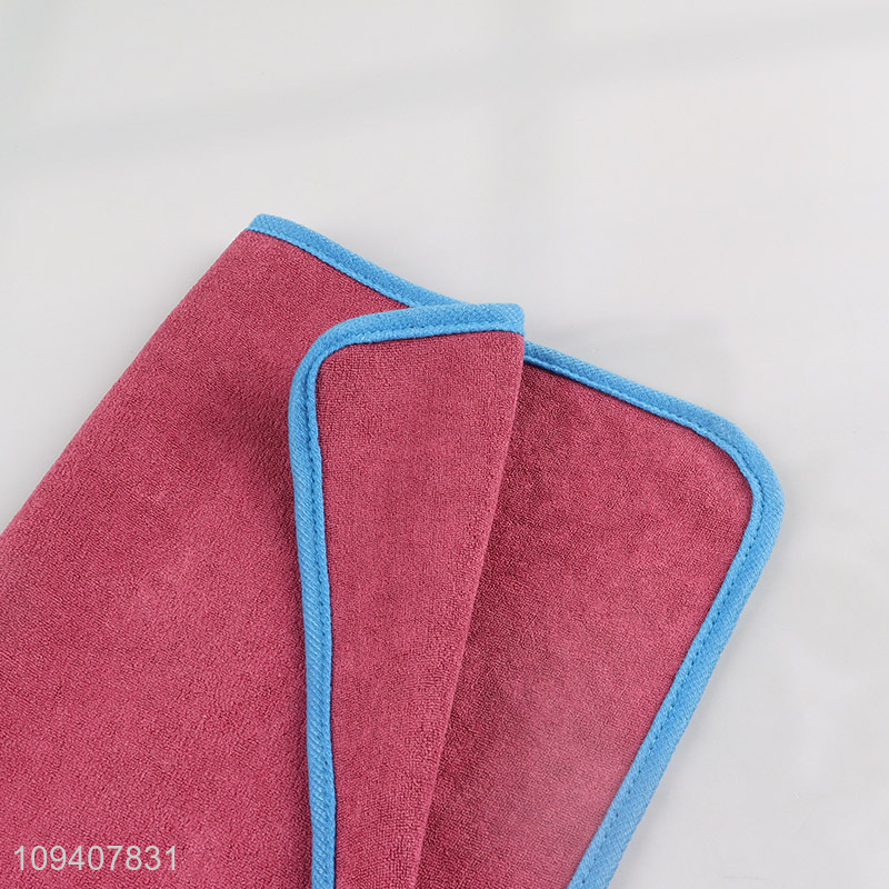 Good quality multicolor car washing towel cleaning cloth